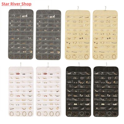 Large Earrings Organizer 80 Pockets Display Holder Hanging