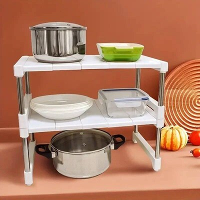 Stackable Storage Rack Wardrobe Layered Partition Rack Close