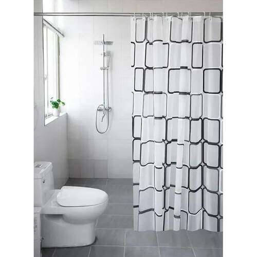 Bathroom Shower Curtains Waterproof Bath Curtain PEVA Modern