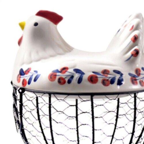 Chicken Egg Basket Organizer Case Gathering Fresh Eggs