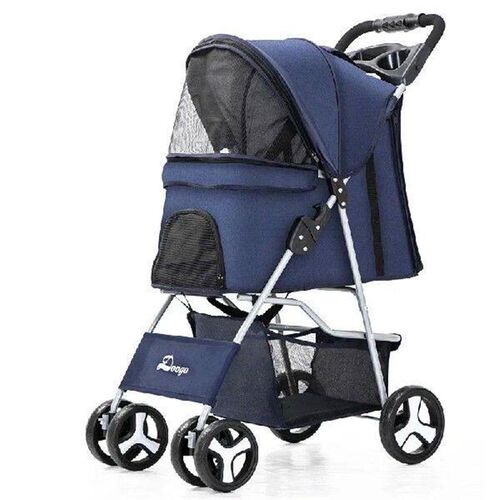 DTC-804 Portable Foldable Pet Cart Cat Dog Four Wheeled