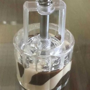 french baked crystal round snowy moon cake mold hand-pressed