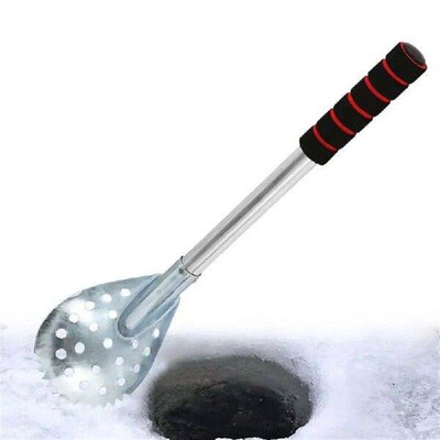 1pcs Winter Ice Fishing Tools Stainless Steel Ice Scoop