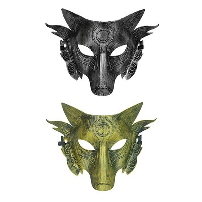 Halloween Cosplay Wolf Costume Mask Full Face Mask for Men