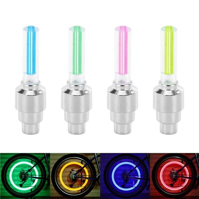2 Pcs Bicycle Lights Motion Sensor LED Lights with Batteries