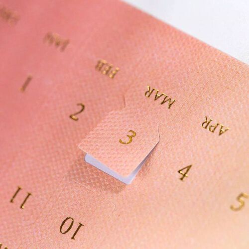 Groceries Magic Color Gradients Morandi Label Paste Date Mon