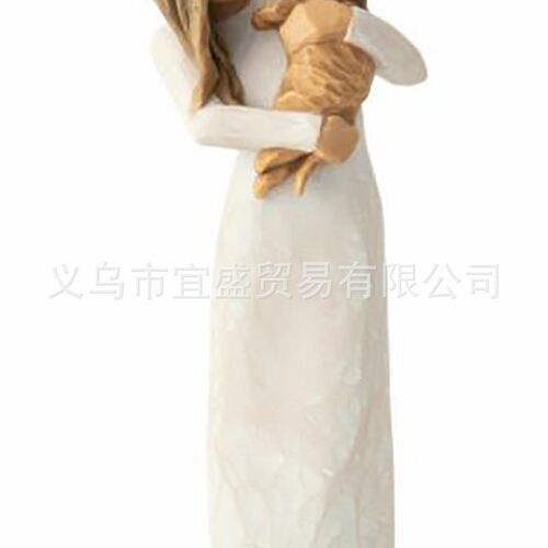 New Valentines Day mitation  wood carving parent-child inti