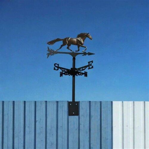 Horse Metal Weathervane Vintage Animal Wind Vane for