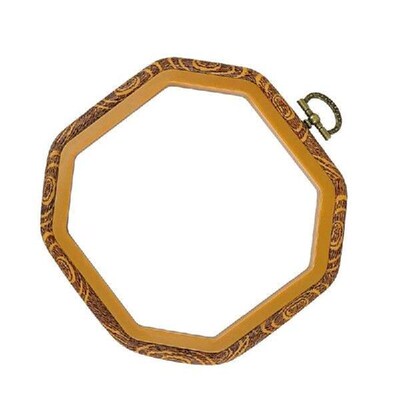 Octagonal Embroidery Hoop Stitching Hoop Imitated Wood