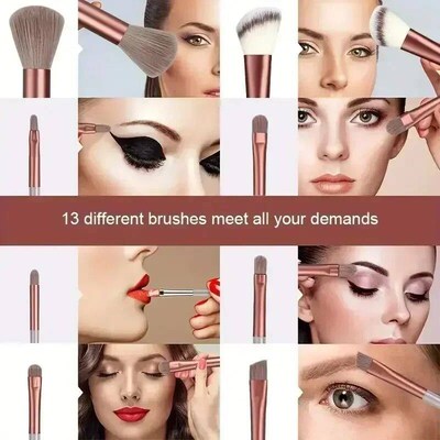Makeup Brush Set Soft Fluffy Professona Cosmetc Foundaton Po
