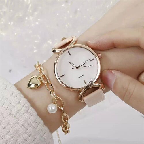 1PCS Vintage Style Pearl love High-Grade Temperament Ladies