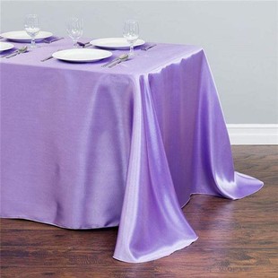 -table cloth white satin rectangle table cover白缎长方形桌布