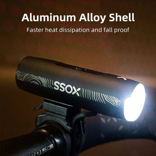 XOSS 200-1200 Lm Bike Light XL1200 Headlight Waterproof Rech