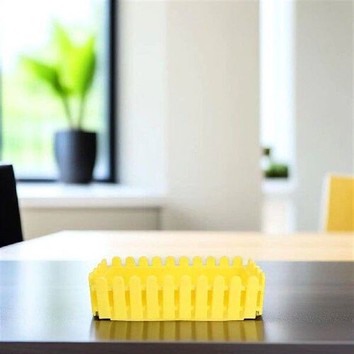 Flower Container Rectangular Fence Pot Plastic Flowerpot