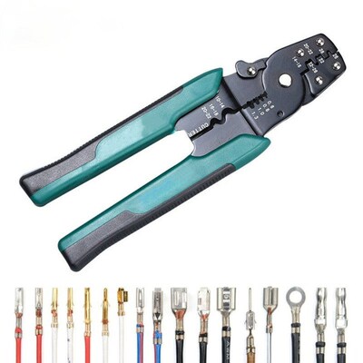 1PCS  Wire Stripper Multi-Function Pliers Terminal Manual Cr