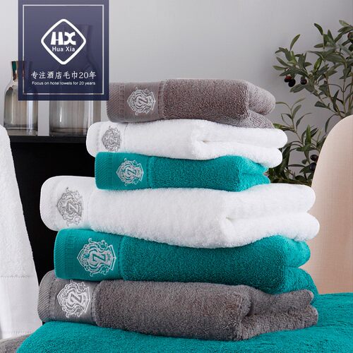 Luxury Hotel White Bath Towel Set Large Thick Towels全棉毛巾