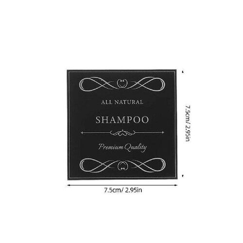 6 Sheets Hand Bottle Sticker Waterproof Labels for Shower
