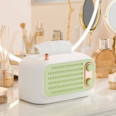 1pc Radio Model Tissue Box Napkin Case Spring Automatic Lift