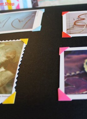 4 set = 408 pcs Colorful Corner Paper Stickers for Pictures