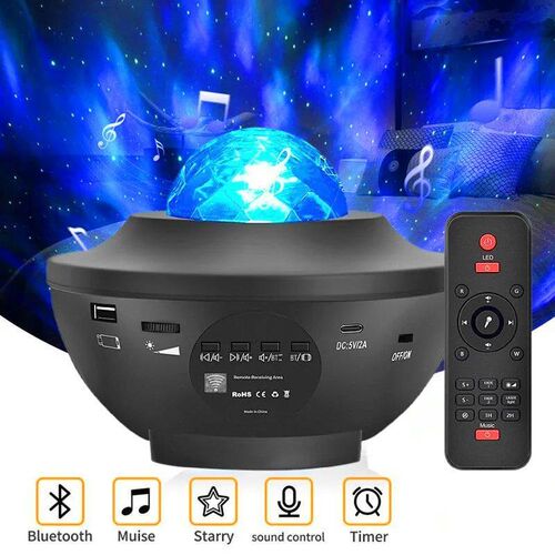 Cornucopia Starry Sky Laser Water Ripple Projection Light Bl