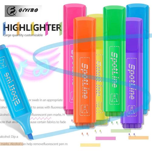 4/6 Pcs/set Pastel Flat Single Head Light Color Oblique Draw