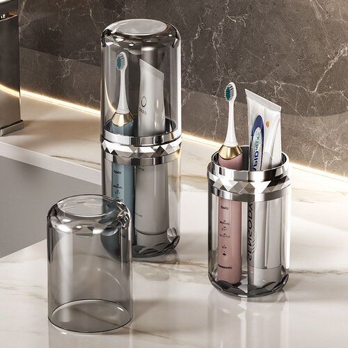 Toothpaste Toothbrush Holder Travel Bathroom Organizer Porta