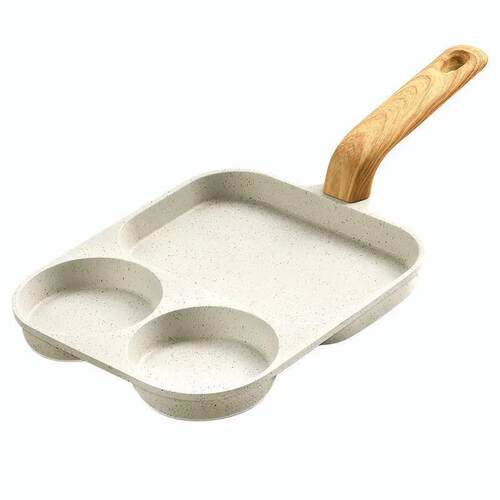 nonstick breakfast pan multi grid pan fried egg fried steak