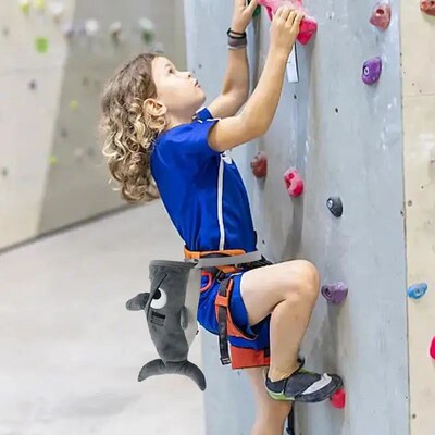 Shark Chalk Bag for Rock Climbing Animal Bouldering Chalk Ba