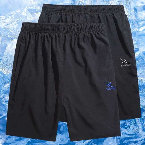 orts Mens Summer Thin Breathable Five-point Pants Four-side