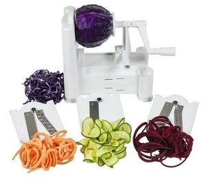 Vegetable Spiralizer Fruit Chopper Manual Grater Slicer