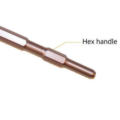 7XEA 17x280mm Hexagonal Shank Chisels Set Point Electric Ham