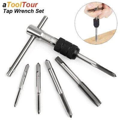 Portable T Tap Wrench Handle Machinist Repair Drill Bit Mach