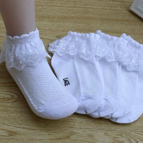 1 to 12 Years Children Lace Socks Girls Cotton Spring Autumn
