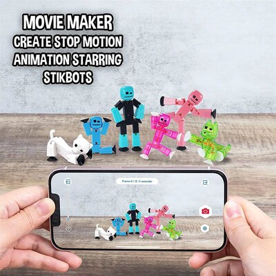 Suction Cup Stickbot Sucker Sticky Robot Toys Collectable Ac