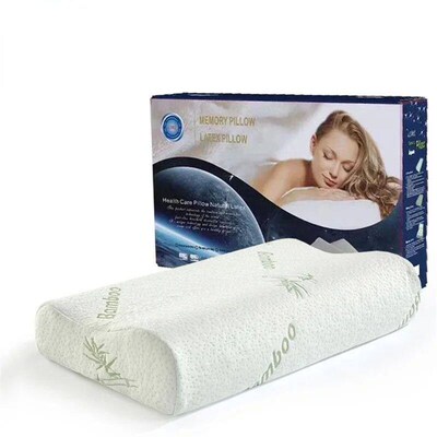 1 Pc Sleeping Bamboo Rebound Memory Orthopedic Pillows Cervi