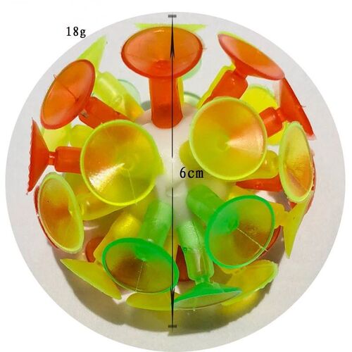 1PC Children Suction Cup Ball Glowing y Sucker Ball Children