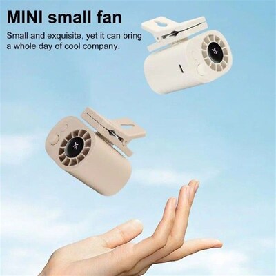 Airflow Fan Portable Clip-on Mini Fan with 360 Degree