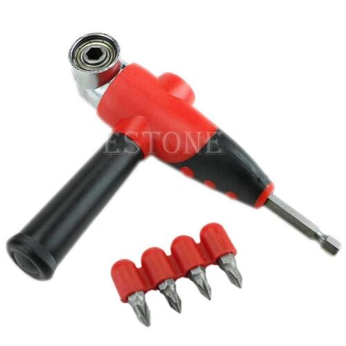 A96 Angle bit driver adapter with bits and side handle for p