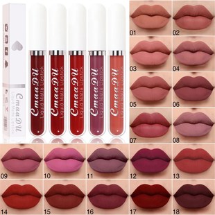 CmaaDu 1 Pcs Matte Lip Gloss Liquid Lipstick- Lip Stains wit