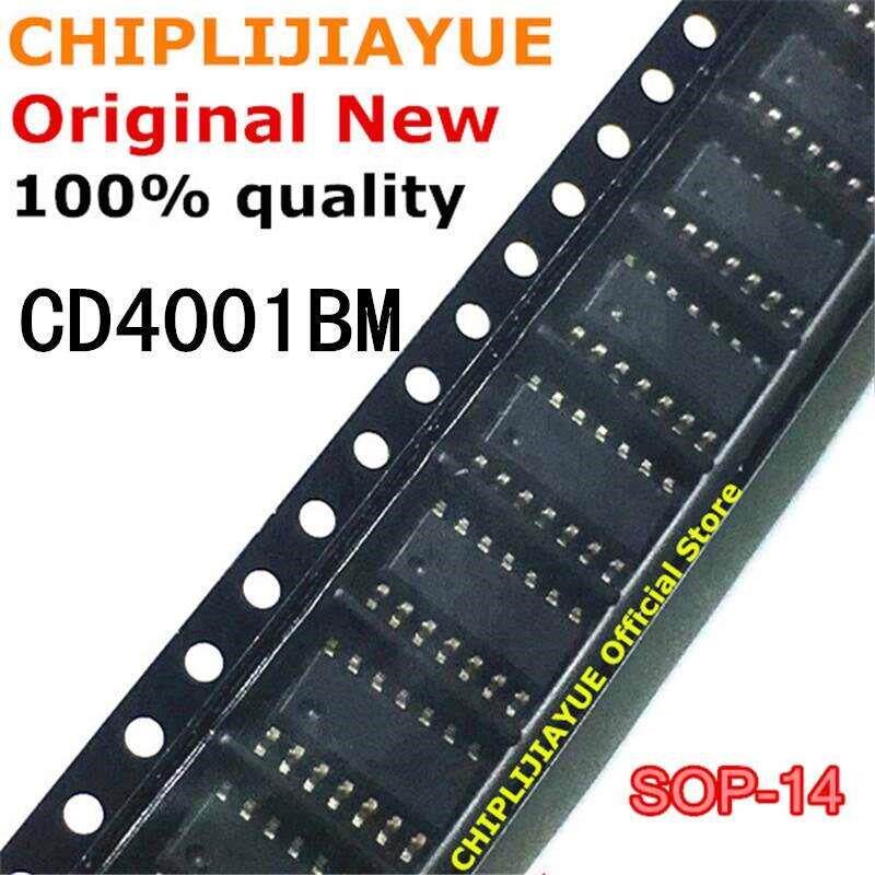 10PCS CD4001BM SOP 14 CD4001B CD4001 4001 SOP14 SMD New and - 实物图