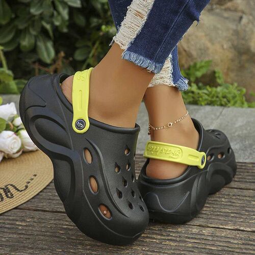Chunky Platform Clogs Sandals Women 2024 Summer Soft Thick