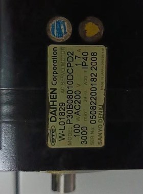 OTC机器人电机P30B010DXPD3保修3个月