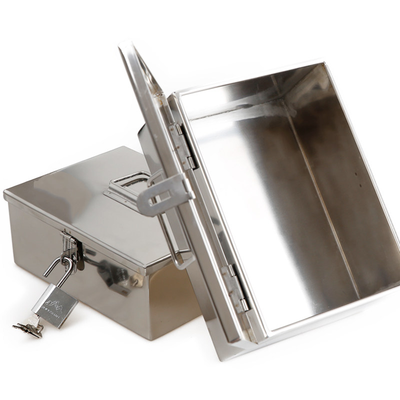 加厚不锈钢钱箱超市银行专用收银箱带锁扣家用珠宝首饰盒5款,收纳整理,其他收纳盒,淘宝优惠券,粉丝福利购,淘宝优惠卷