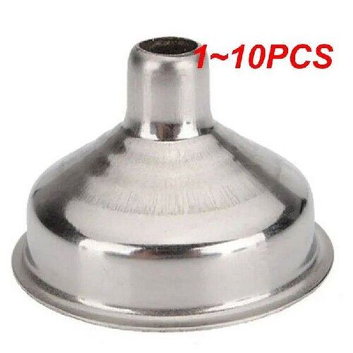 1~10PCS Stainless Steel Funnel Hopper Kitchen Tool Flask
