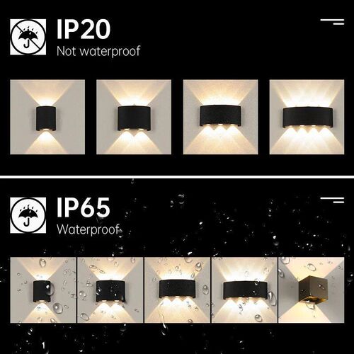 LED Outdoor Wall Light for Garden Yard AC85-265 Exterior Wal