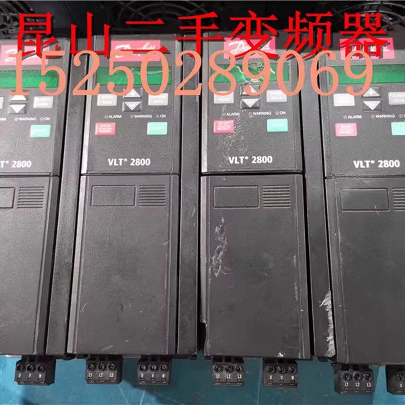 丹佛斯2800/2900变频器VLT2822PT4B20STR 380v 2.2kw 成色新 包好
