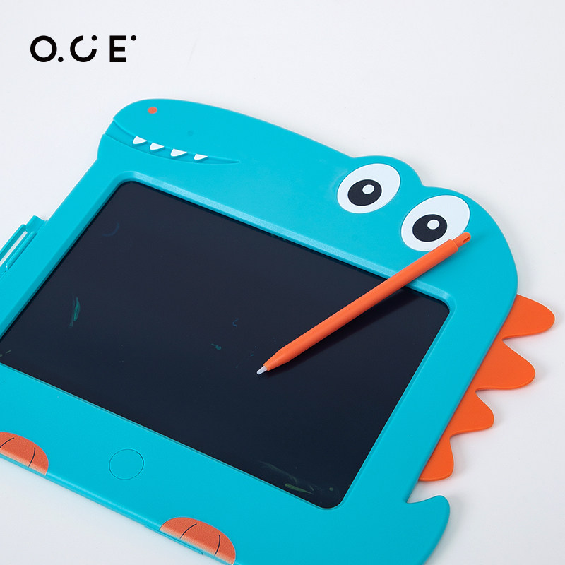 OCE液晶彩色手写板画板儿童恐龙写字板黑板小孩画画涂色板