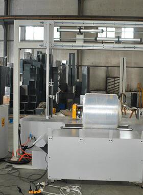 山东径向缠绕机J1650F无纺布轴向缠绕包装机厂家发货