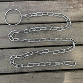 不锈钢家用拴狗链子中大型犬遛狗牵引链马犬杜宾德牧金毛不生锈链