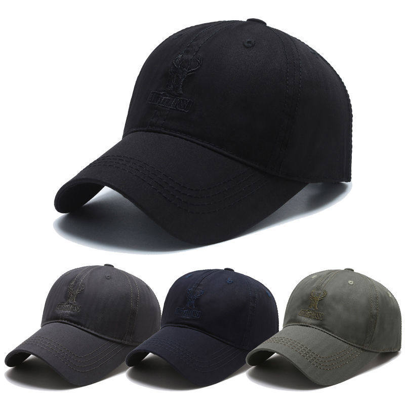 帽子男士春秋季平顶帽休闲户外钓鱼帽防晒遮阳帽透气韩版潮